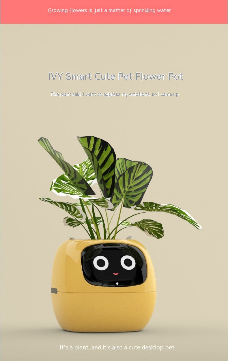 Smart AI Plant Pot – 7 Sensors & Animated Expressions