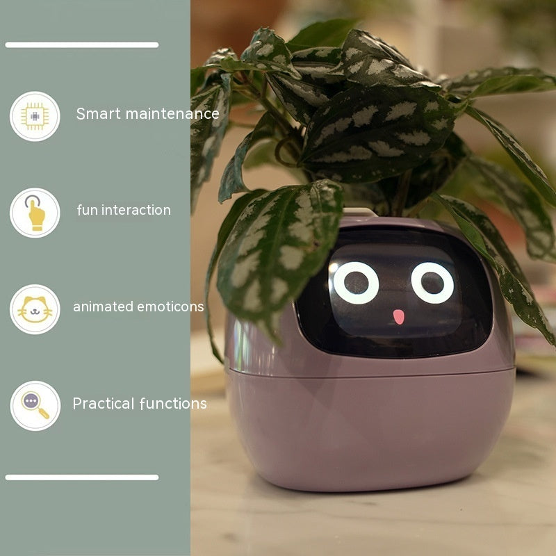 Smart AI Plant Pot – 7 Sensors & Animated Expressions