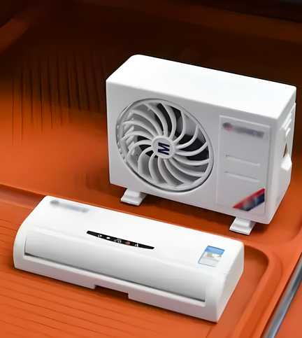 Miniature AC design Solar Powered Car Air freshener Diffuser