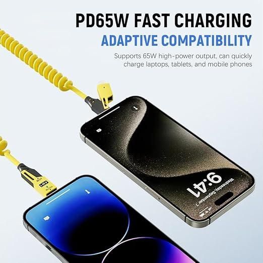 4 in 1 Spring Data/Charging Cable