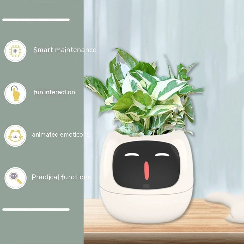 Smart AI Plant Pot – 7 Sensors & Animated Expressions